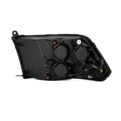 AlphaRex Dodge Ram 1500 / 2009-2018 NOVA-Series LED Alpha-Black Plank Style Projector Headlights DRL – SKU ARX880541