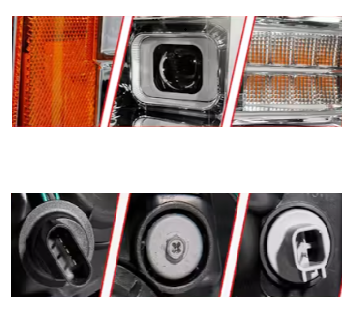 Anzo USA Chrome Projector LED Headlights w/ Sequential Turn Signal & Light Bar for Ford F-150 (2018-2020) — Pair | ANZ111571