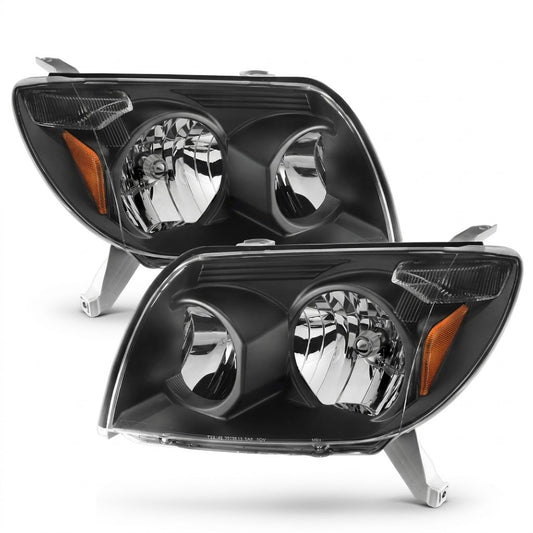 Anzo USA Black Housing Crystal Headlights w/ Clear Lens for Toyota 4Runner (2003-2005)  ANZ111394