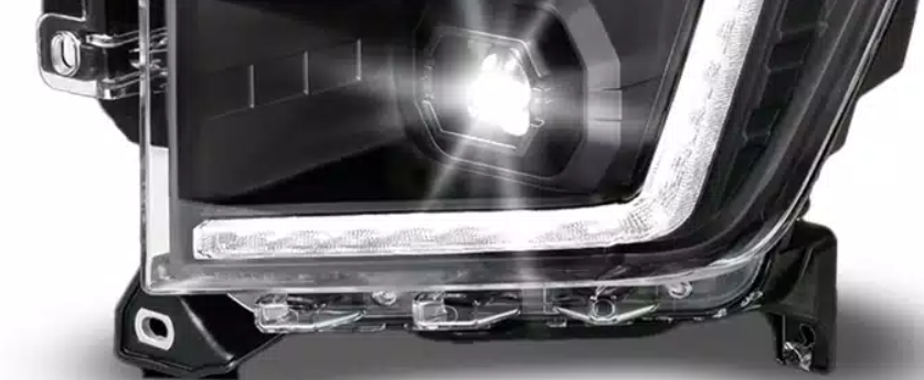 Anzo USA Black Housing Full LED Projector Headlights w/ Sequential Turn Signal & DRL Startup Sequence for Ford F-150 (2021-2023) - ANZ111594-R-L