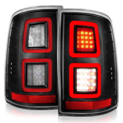 Anzo USA Dodge Ram 1500 (2009-2018) / Ram 2500/3500 (2009-2018) and Ram 1500 Classic (2019-2023) LED Tail Lights Black (ANZ311273)