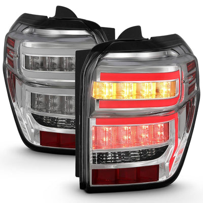 Anzo USA Toyota 4runner (2014-2023) LED Bar Style Tail Lights Black Smoke Lens W/ Sequential Signal (ANZ311313)