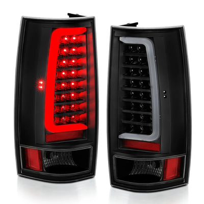 Anzo USA Chevrolet Tahoe / Suburban (2007-2014) GMC Yukon LED Tail Lights - Black Housing / Clear Lens (ANZ311321)