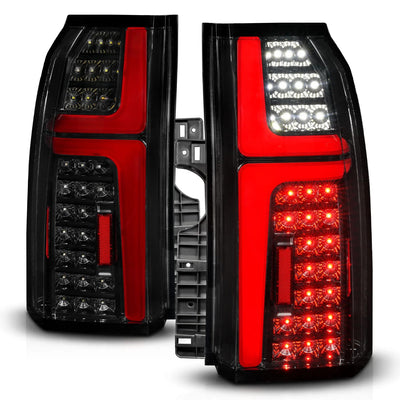 Anzo USA Chevy Tahoe/Suburban (2015-2020) Sequential LED Tube Taillights - Black Housing / Smoke Lens (ANZ111478)