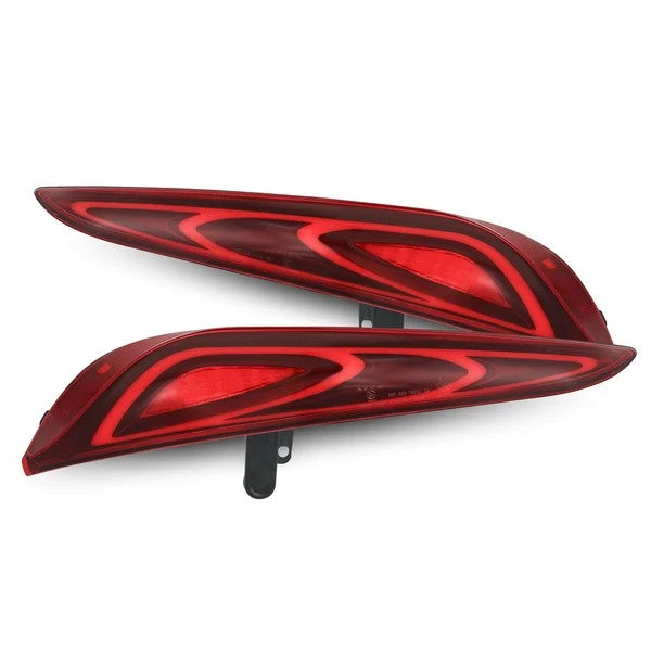 Alpharex Toyota Supra (A90/A91) FT-1 Style (2020-2026) LUXX-Series LED Tail Lights Black Housing with Clear Lens (BTL-TSP20-FT1-SA-YW-B) (ARX609011)