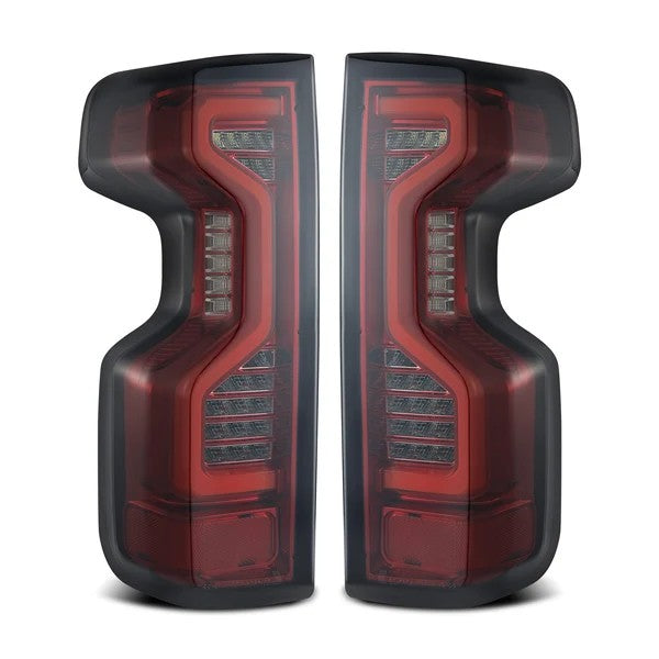 Alpharex Chevrolet Silverado 2500HD/3500HD (2019–2023) PRO-Series LED tail lights Black Housing / Clear Lens (ARX620060)