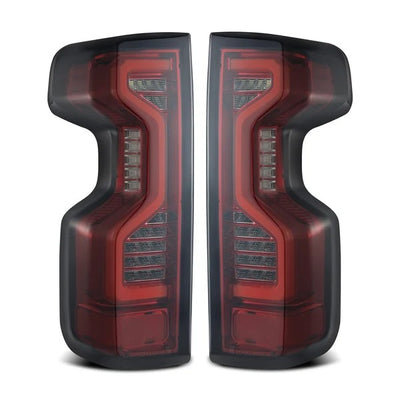 Alpharex Chevrolet Silverado 2500HD/3500HD (2019–2023) PRO-Series LED tail lights Black Housing / Clear Lens (ARX620060)