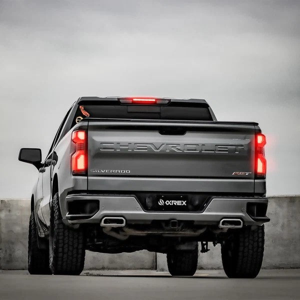 Alpharex Chevrolet Silverado 1500 (2019–2026) / 2500HD/3500HD (2019–2023) and (2024–2026) / LUXX-Series LED tail lights Jet Black Housing / Smoked Lens (ARX620068)
