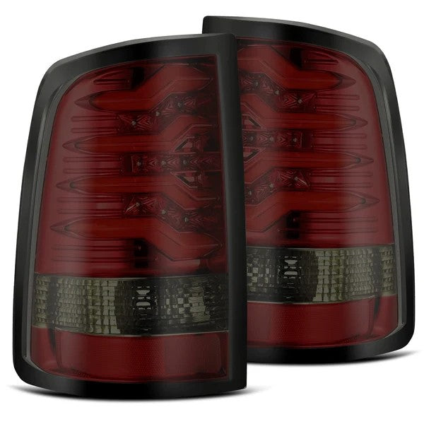 Alpharex Dodge Ram 1500 (2009-2018) / 2500/3500 (2010-2018) / 1500 Classic (2019-2024) PRO-Series LED tail lights Smoked Lens. (MPN: ATL-DR09-R-RS) (ARX640020)