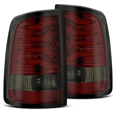 Alpharex Dodge Ram 1500 (2009-2018) / 2500/3500 (2010-2018) / 1500 Classic (2019-2024) PRO-Series LED tail lights Smoked Lens. (MPN: ATL-DR09-R-RS) (ARX640020)