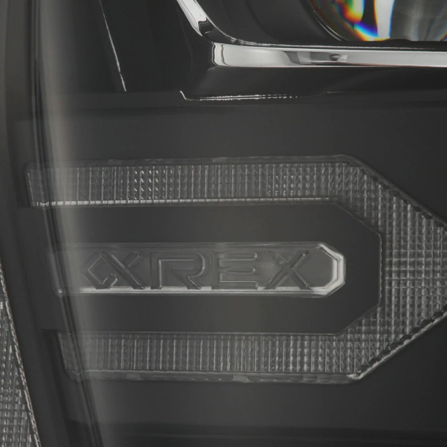 AlphaRex LUXX-Series Black LED Projector Headlights w/ Activation Light, Switchback DRL & Sequential Signal for 2021-2023 Ford F-150 / Raptor (AHL-FF21-G2-PL-SA-B)