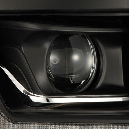 Alpharex Ford F150 (2021-2023) / Raptor (2021-2023) LUXX-Series LED Projector Headlights Black Housing Clear Lens (AHL-FF21-G2-PL-SA-B) (ARX880139)