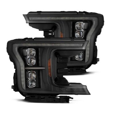 AlphaRex Ford F-150 2018-2020 NOVA-Series LED Black G2 Projector Headlights – SKU ARX880248