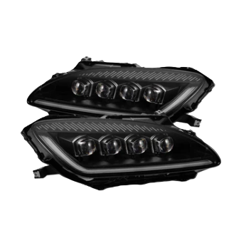 AlphaRex Honda S2000 1999-2009 NOVA-Series LED Black Projector Headlights – SKU ARX880273