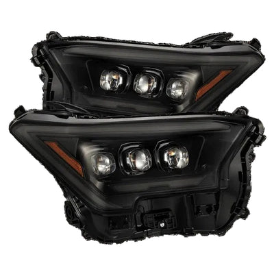 Alpharex Toyota Tacoma (2024-2026) / 4Runner (2025-2026) NOVA-Series LED Projector Headlights Alpha-Black (ETA late Sep) (AHL-TT24-N-FLB) (ARX880326)