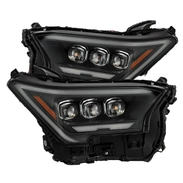 Alpharex Toyota Tacoma (2024-2026) / 4Runner (2025-2026) NOVA-Series LED Projector Headlights Alpha-Black (ETA late Sep) (AHL-TT24-N-B) (ARX880327)