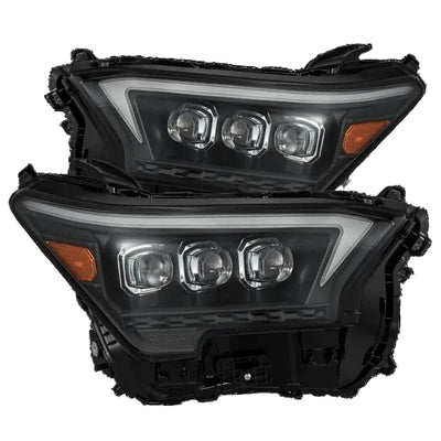 Alpharex Toyota Tacoma (2024-2026) / 4Runner (2025-2026) NOVA-Series LED Projector Headlights Alpha-Black (ETA late Sep) (AHL-TT24-G2-N-B) (ARX880333)