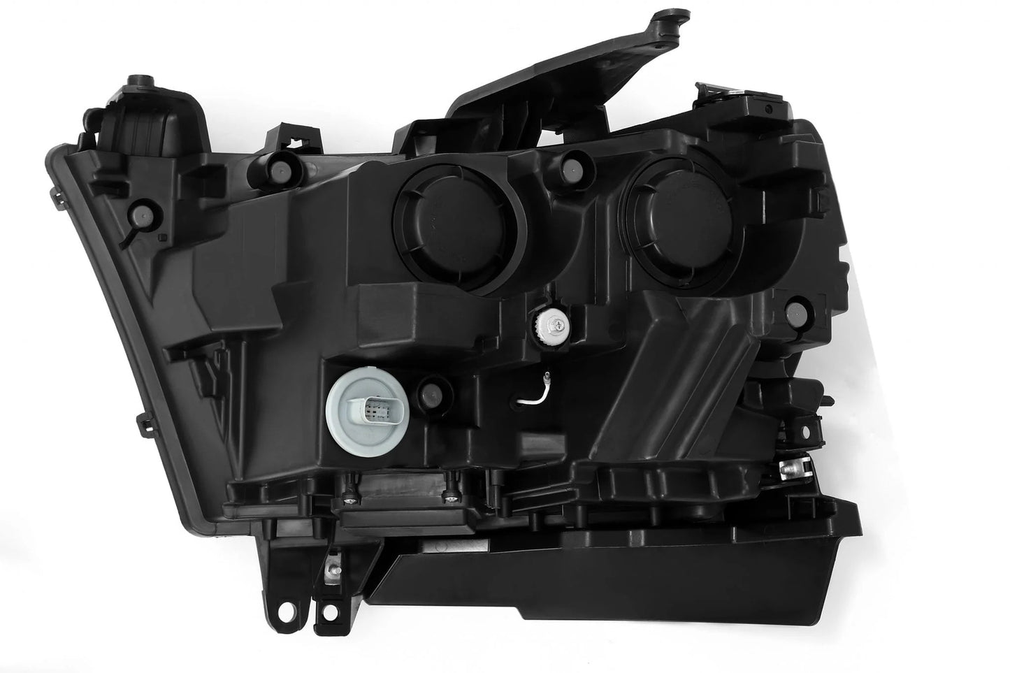 AlphaRex Black Plank Style Halogen Projector Headlights w/ Activation Light, Switchback DRL & Sequential Signal for 2019-2024 Ram 1500 (SKU ARX880515 / AXHL-DR19-PPTS-B-A)