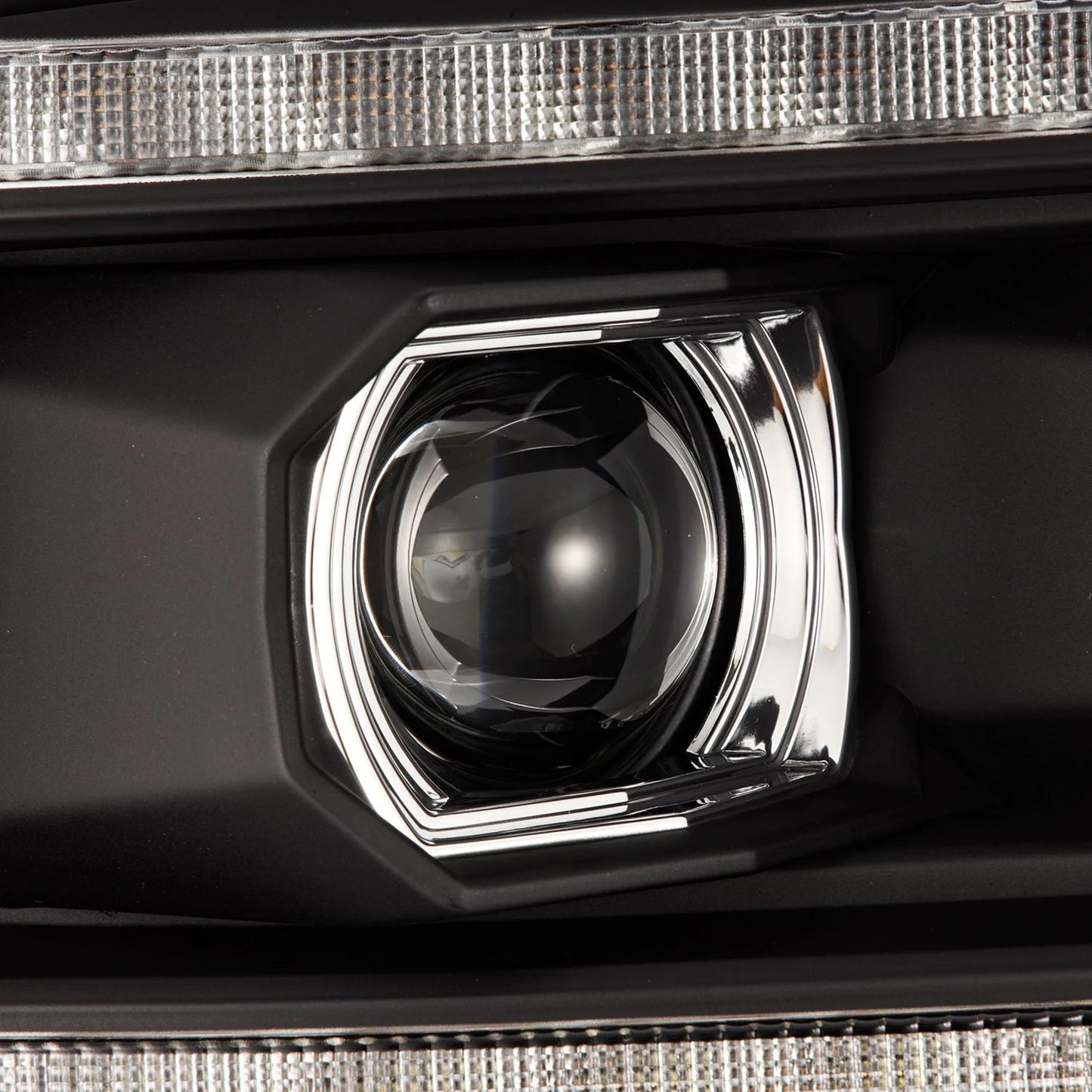 AlphaRex Black Plank Style Halogen Projector Headlights w/ Sequential Signal & DRL for 2009-2018 Ram 1500 & 2019-2024 Ram 1500 Classic (SKU ARX880561 / AHL-DR09-G5-P-S-B)