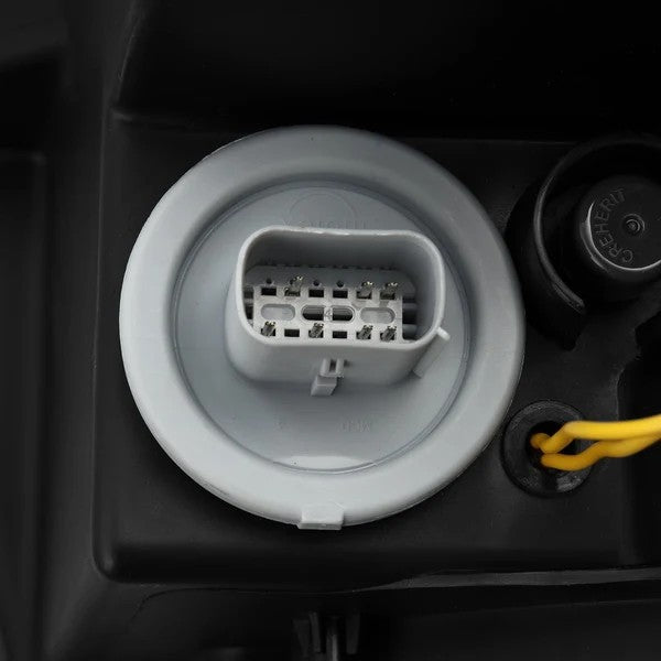 Alpharex Dodge Ram 1500 (2019–2024) PRO-Series headlights Alpha-Black Housing / Clear Lens (MK II 2500 Style) excludes Classic, Limited Longhorn, Limited (ARX880574)