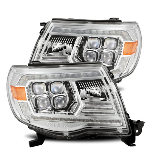 AlphaRex Toyota Tacoma 2005-2011 NOVA-Series LED Chrome Projector Headlights – SKU ARX880743
