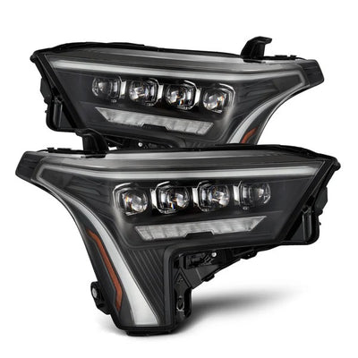 Alpharex Toyota Tundra/Sequoia (2022-2024) NOVA-Series LED Projector Headlights Black Housing with Clear Lens (AHL-TUN22-DA-N-FLB / AHL-CVT-TUN22-P) (ARX880872)