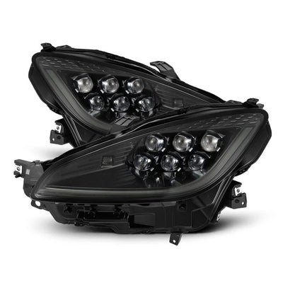 Alpharex Toyota GR86/Subaru BRZ (2021-2026) NOVA-Series LED Projector Headlights Alpha-Black Housing with Clear Lens (AHL-TUN22-DA-N-FLB / AHL-CVT-TUN22-P) (ARX880875)