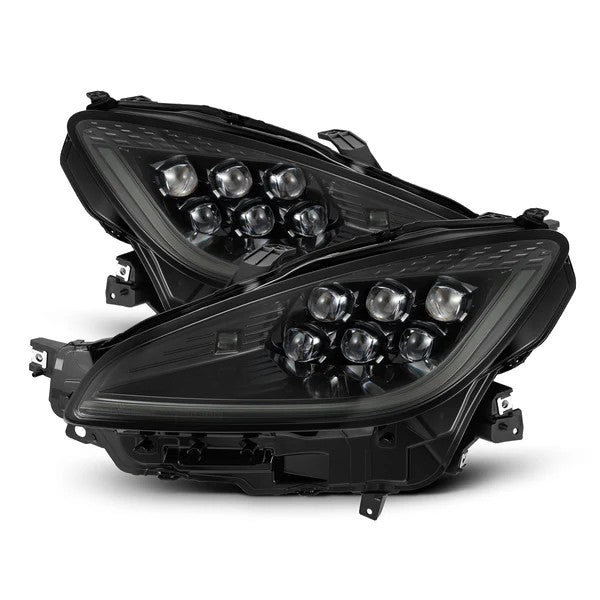 Alpharex Toyota GR86/Subaru BRZ (2021-2026) NOVA-Series LED Projector Headlights Alpha-Black Housing with Clear Lens (AHL-T821-N-B) (ARX880876)