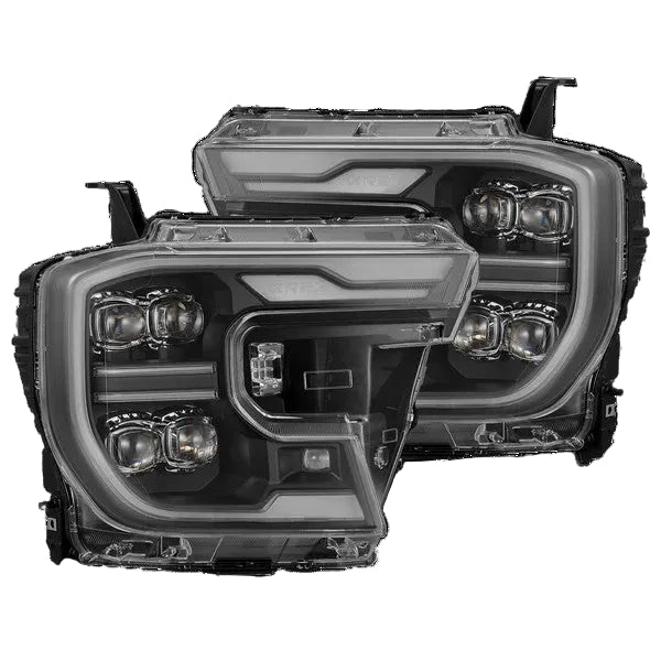 Alpharex Ford Ranger (2024-2026) / Ranger Raptor NOVA-Series LED Projector Headlights Black / Alpha-Black Housing with Clear Lens (ARX880893)