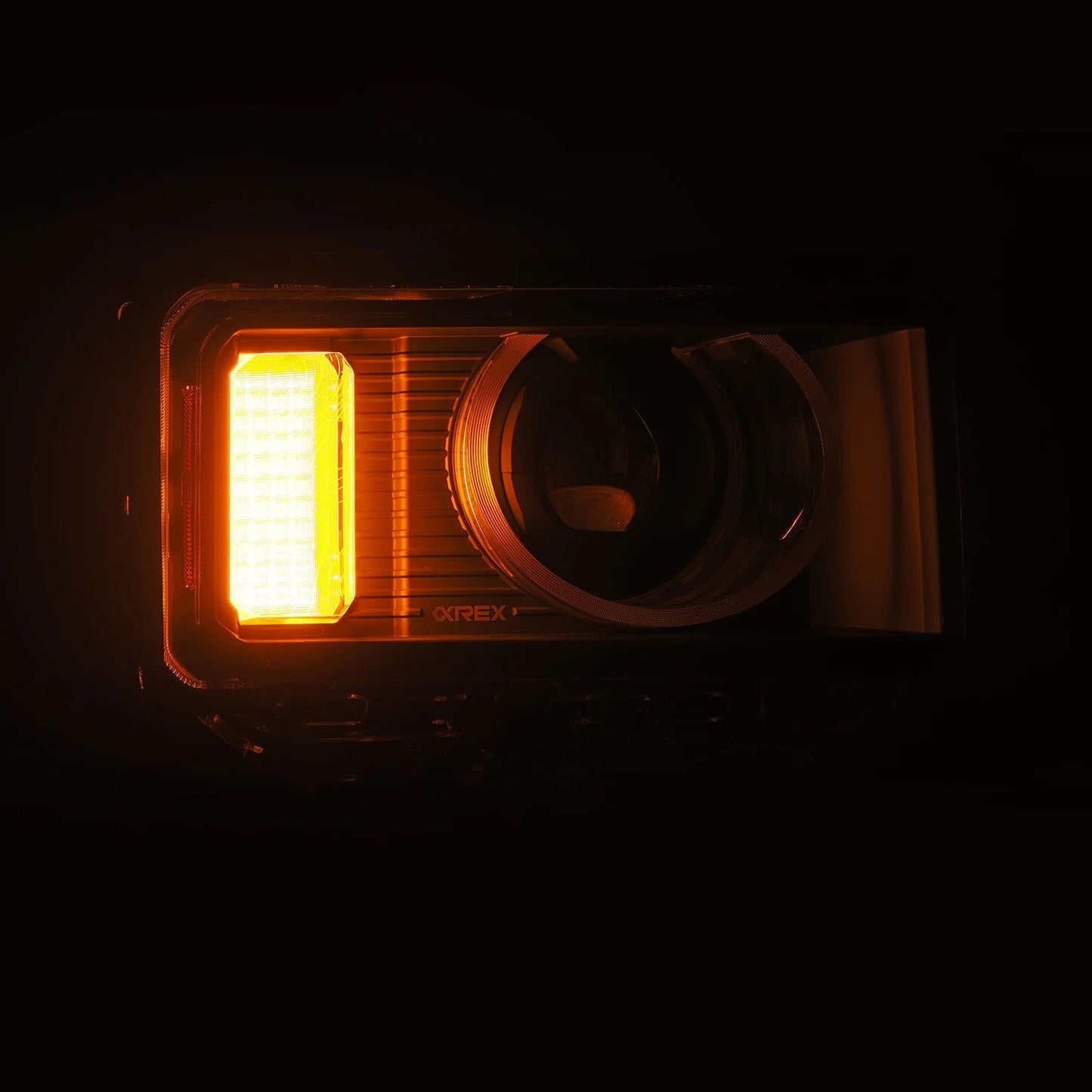 AlphaRex LUXX-Series Black LED Projector Headlights w/ Activation Light, Switchback DRL & Sequential Signal for 2024-2026 Toyota Land Cruiser (AHL-TLC24-PL-SA-B)