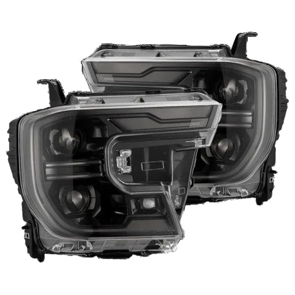 Alpharex Ford Ranger (2024-2026) / Ranger Raptor LUXX-Series LED Projector Headlights Alpha-Black Housing with Clear Lens (AHL-FR24-PL-SA-FLB) (ARX880902)