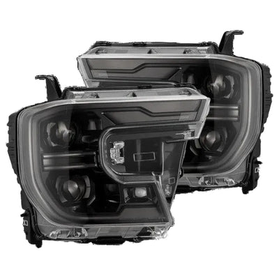 Alpharex Ford Ranger (2024-2026) / Ranger Raptor LUXX-Series LED Projector Headlights Alpha-Black Housing with Clear Lens (AHL-FR24-PL-SA-FLB) (ARX880902)
