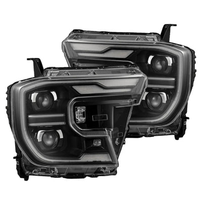 Alpharex Ford Ranger (2024-2026) / Ranger Raptor LUXX-Series LED Projector Headlights Black Housing with Clear Lens (AHL-FR24-PL-SA-B) (ARX880903)