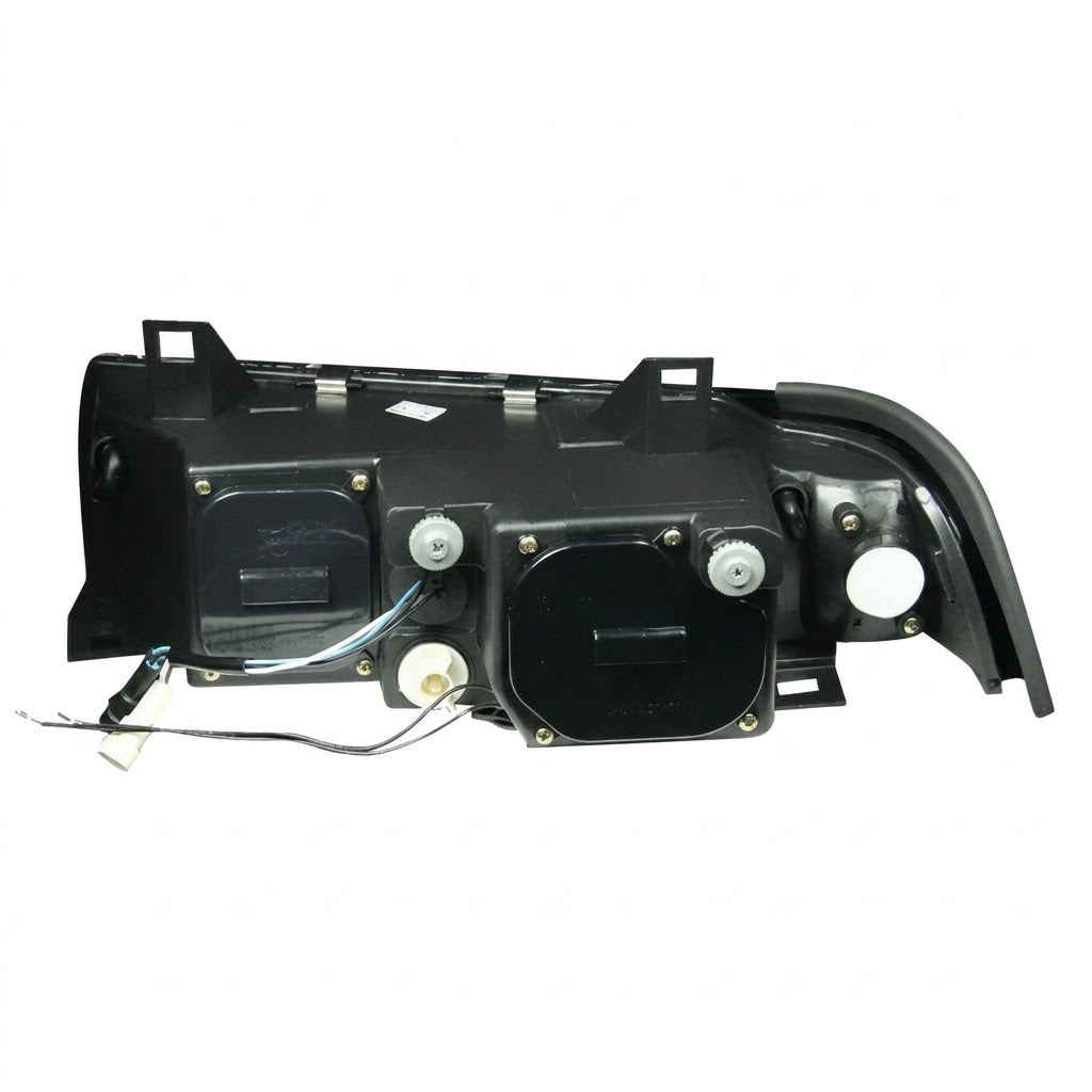 Anzo USA Black G2 Projector Headlights w/ CCFL Halo for BMW 3-Series 2-Door (1992-1998) — Pair | ANZ121011