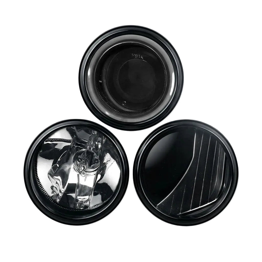 Projector Headlights Black Housing SMD LED Halo for Cadillac CTS - ANZ121417