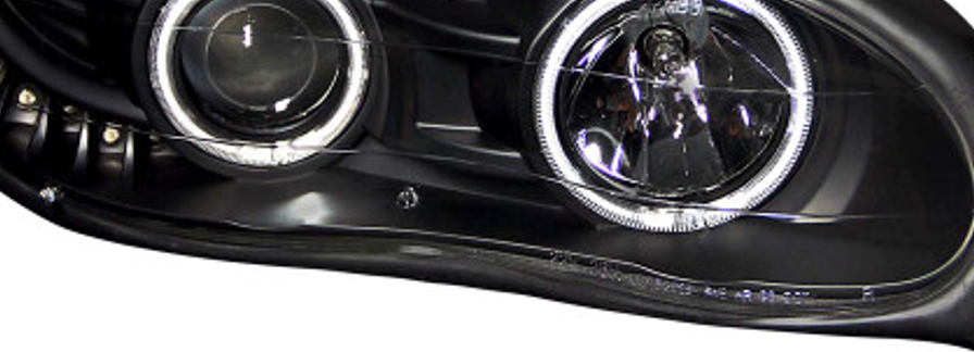 Anzo USA Black Housing Projector Headlights w/ High-Intensity LED Halo for Chevrolet Camaro (1998-2002) — Pair | ANZ121160