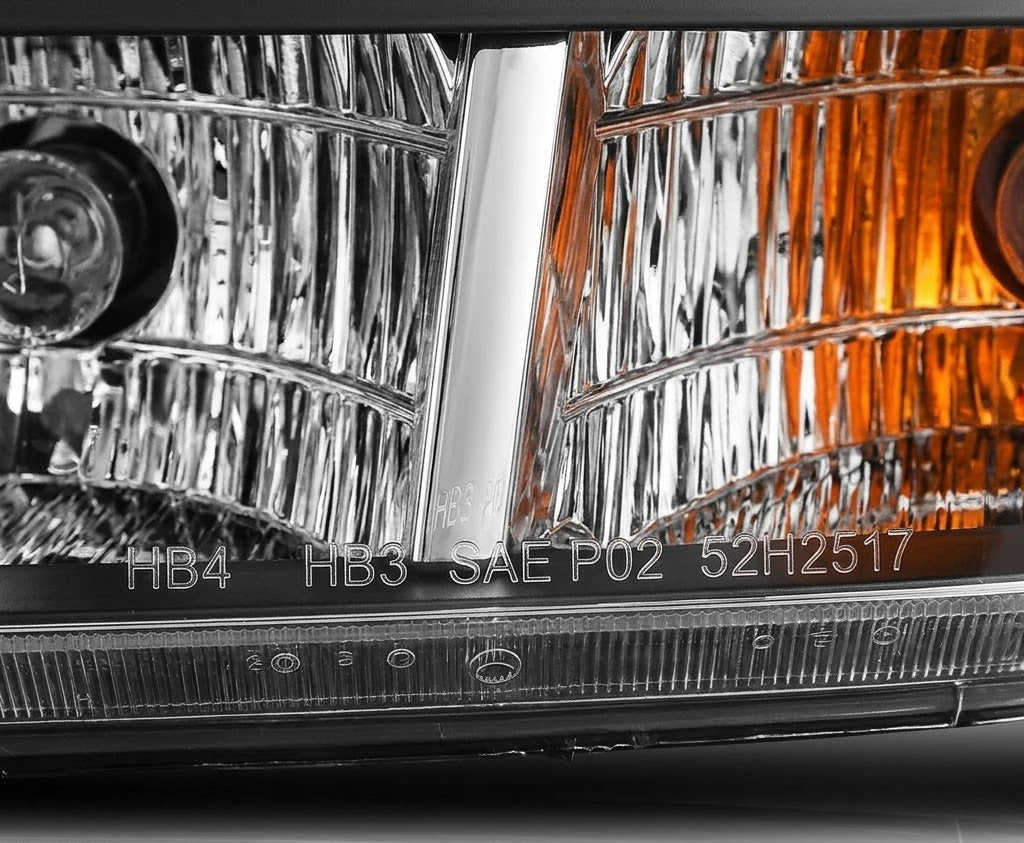 Anzo USA Black Housing Projector Headlights SMD LED Halo for Chevrolet Tahoe Suburban 2007-2014 - ANZ111109