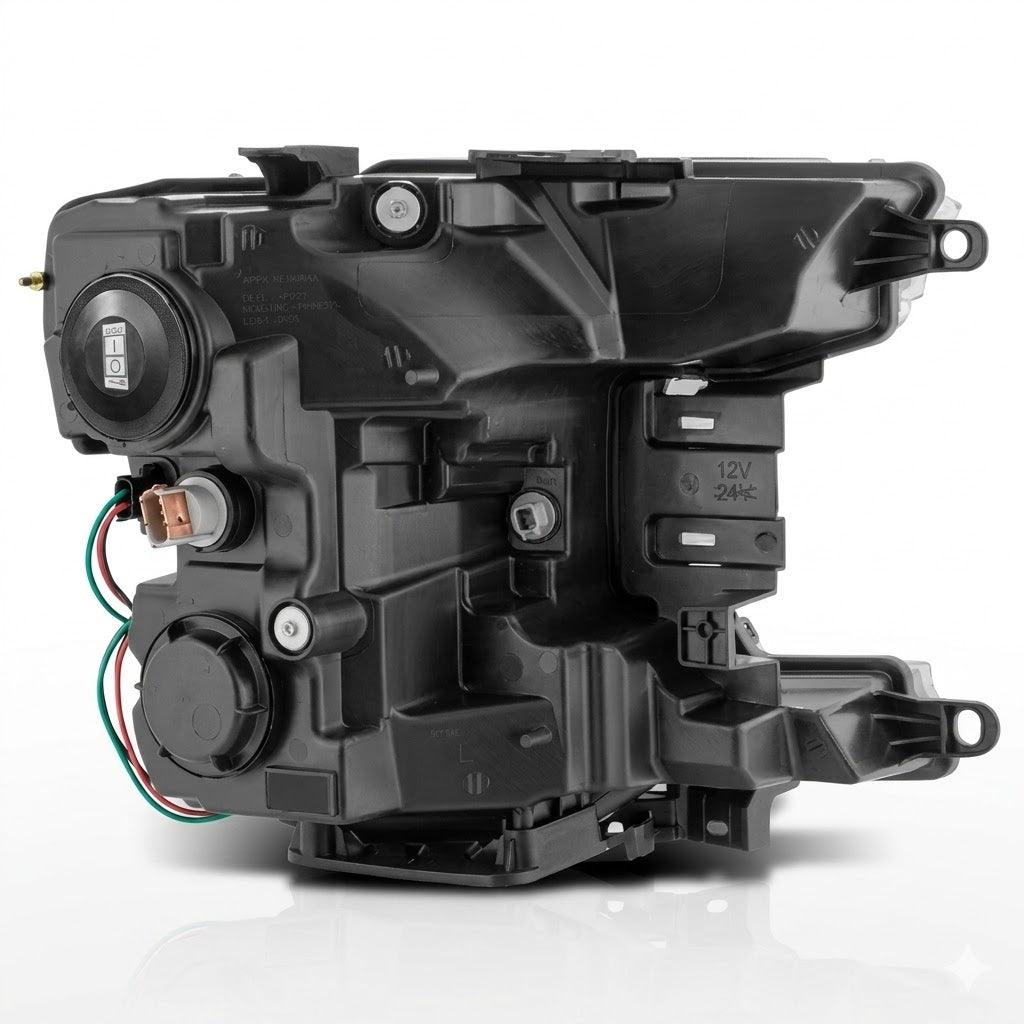 Anzo USA Z-Series Black Plank Style Full LED Projector Headlight for Ford F-150 (2018-2020) — Driver Side Only | ANZ111589X