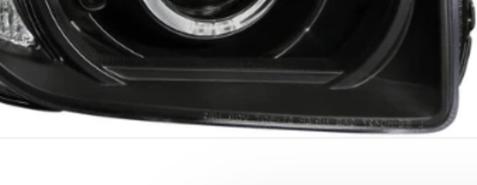 Anzo USA Black Housing Projector Headlights w/ LED Halos & Clear Lens for Honda Element (2003-2006)   ANZ121432