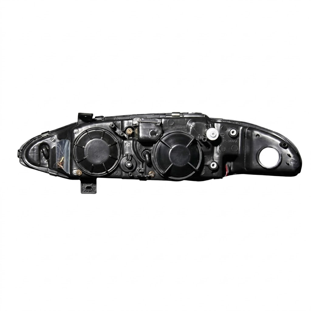 Anzo USA Black G2 Projector Headlights w/ Halo for Mitsubishi Eclipse — Pair | ANZ121365