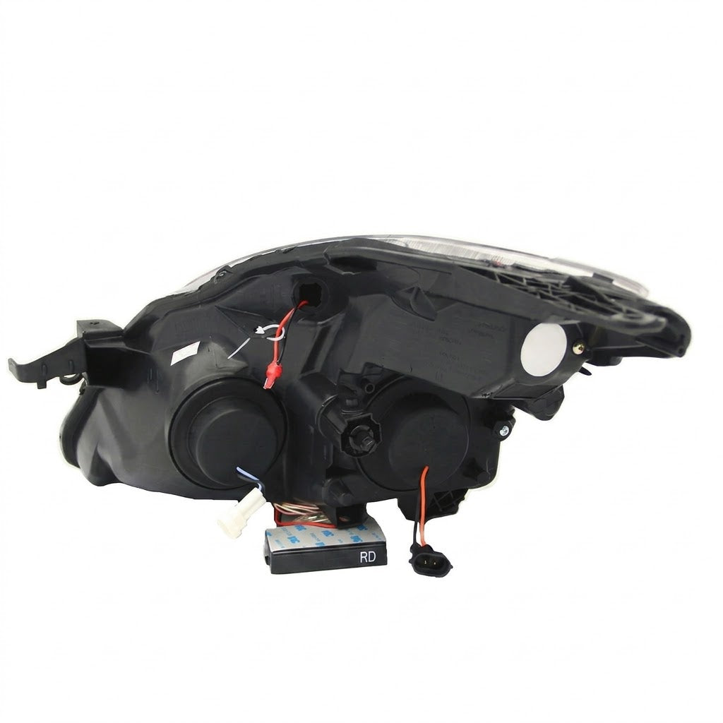Anzo USA Black G2 Projector Headlights w/ CCFL Halo for Nissan Altima Coupe 2-Door (2008-2010) — Pair | ANZ121395