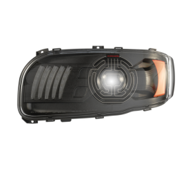 JW Speaker SmartHeat Heated 12V LED Headlight with Black Bezel for Peterbilt (Left Side) — Ref: JWS0562551