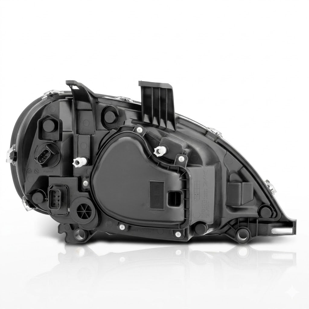 Sequential LED Projector Headlights Matte Black for Peterbilt 386/387 (Pair) — Ref: ANZ131028