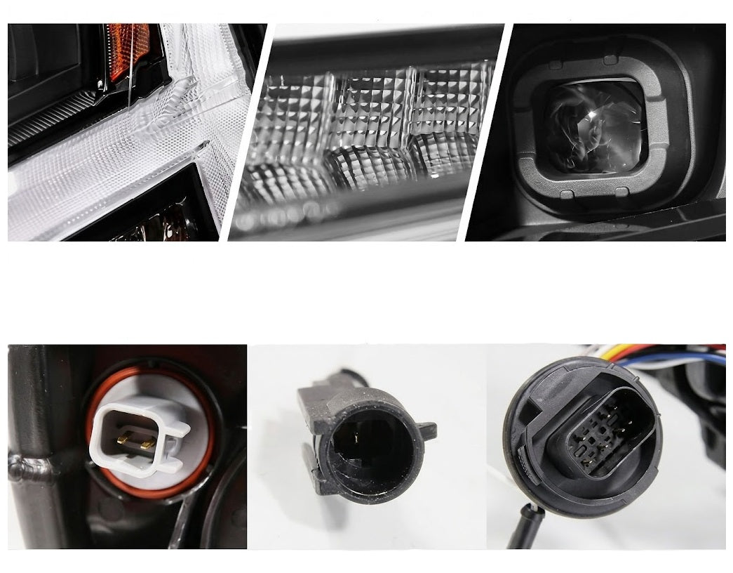 Anzo USA Full LED Projector Headlight w/ Sequential Turn Signal for RAM 1500 (2019-2024) — Driver Side Only | ANZ111628A