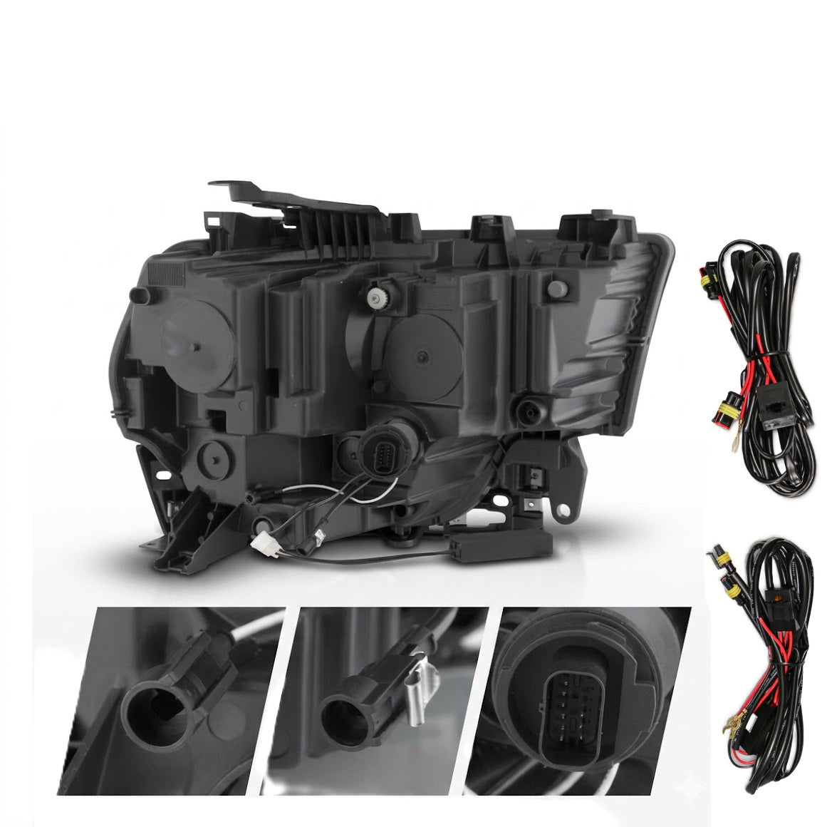 Anzo USA Z-Series Full LED Projector Headlight w/ Sequential Turn Signal for RAM 2500 / 3500 (2019-2024) — Driver Side Only | ANZ111601X
