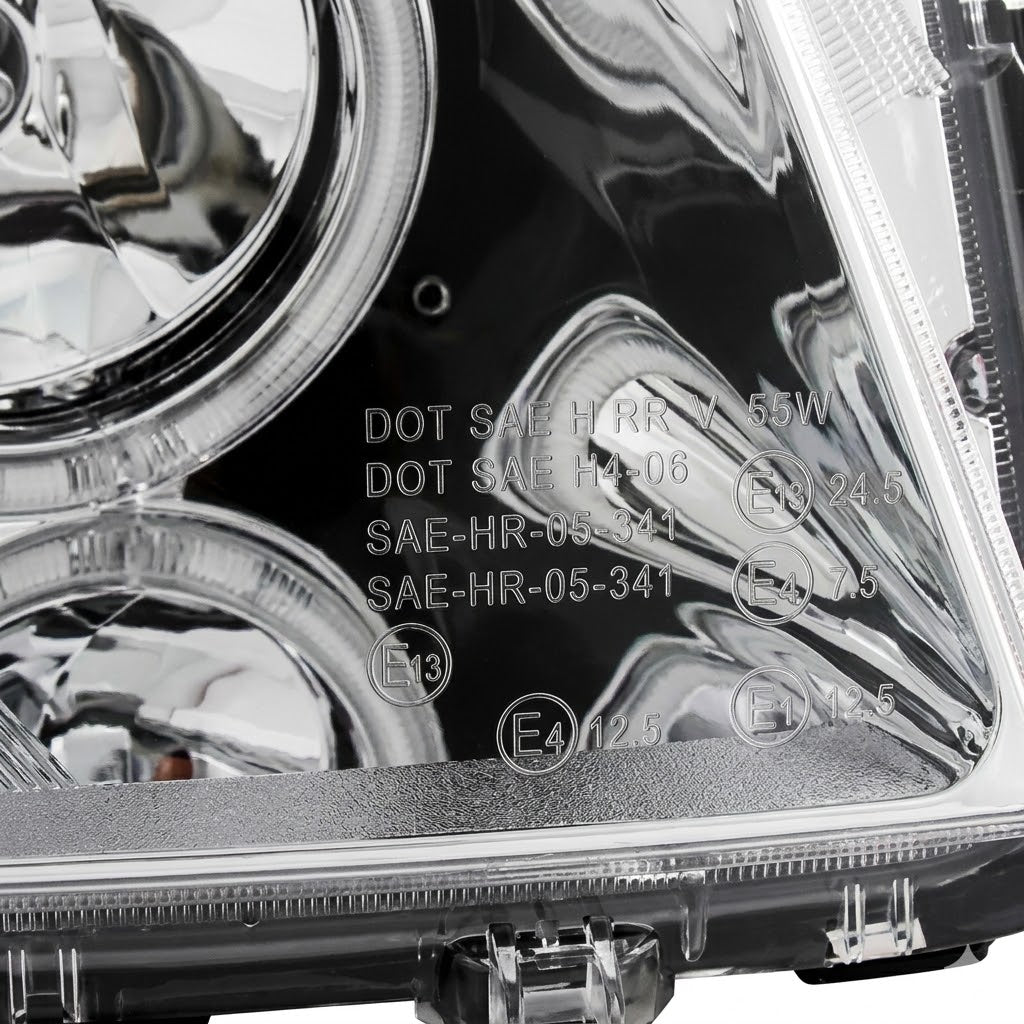 Anzo USA Chrome Projector Headlights w/ CCFL Halo for Toyota RAV4 (2006-2008) — Pair | ANZ111121
