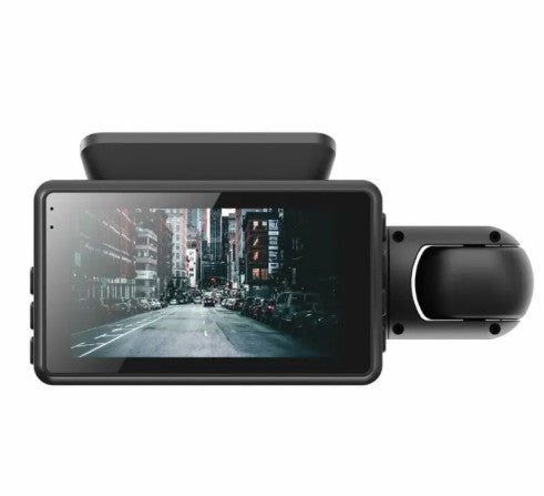 1080P Dual Lens Car DVR Dash Cam Video Recorder G-Sensor Front and Interior Camera
